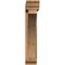 Ekena Millwork Thorton Traditional Rough Sawn Bracket w/ Offset Brace, Western Red Cedar, 6"W x 32"D x 32"H BKT0604X32X32THR01RWR - alternate 4